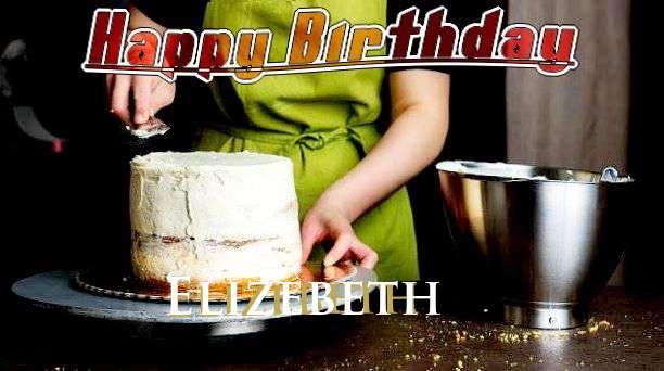Happy Birthday Elizebeth Cake Image