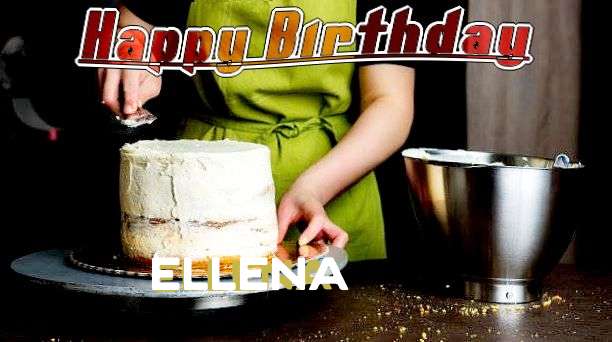 Happy Birthday Ellena Cake Image