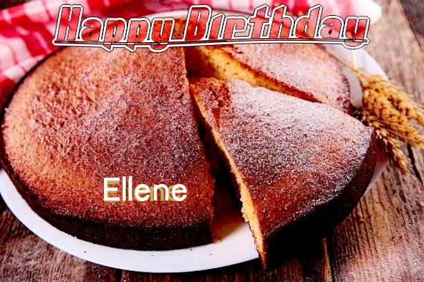 Happy Birthday Ellene Cake Image