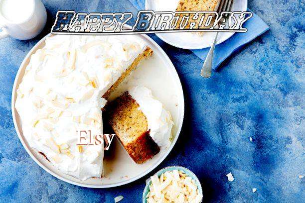 Happy Birthday Elsy Cake Image