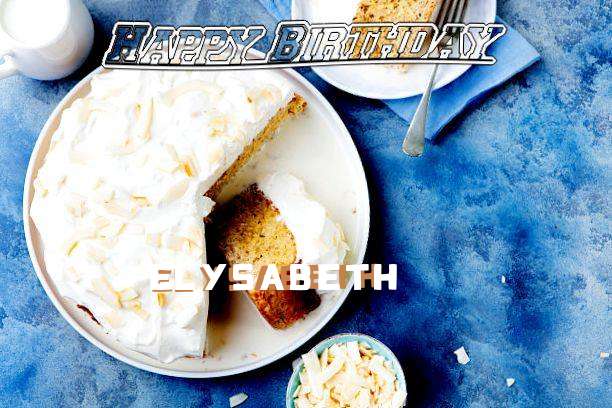 Happy Birthday Elysabeth Cake Image