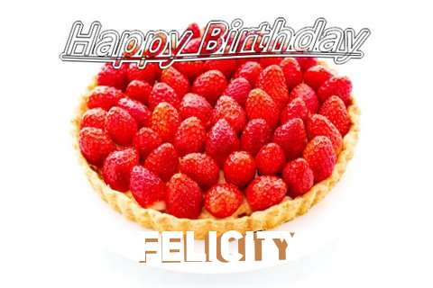 Happy Birthday Felicity Cake Image