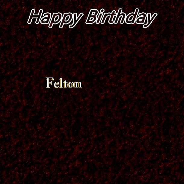 Happy Birthday Felton Cake Image