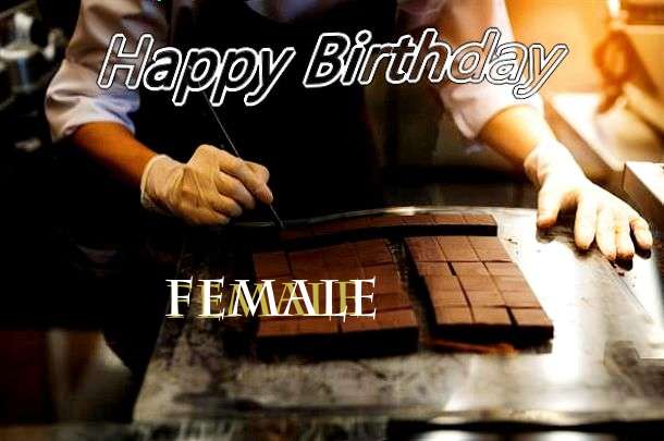 Birthday Wishes with Images of Female