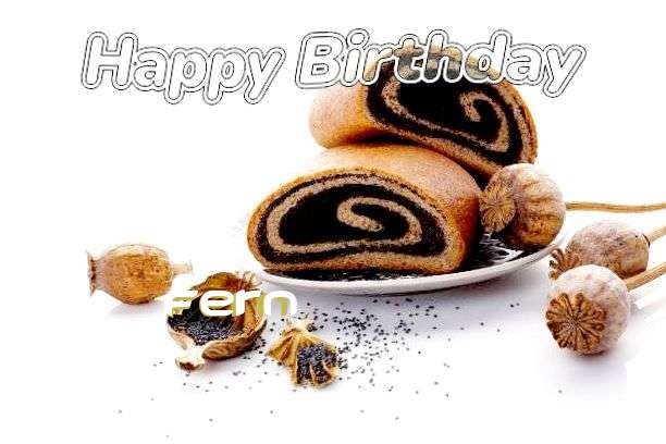 Happy Birthday Fern Cake Image