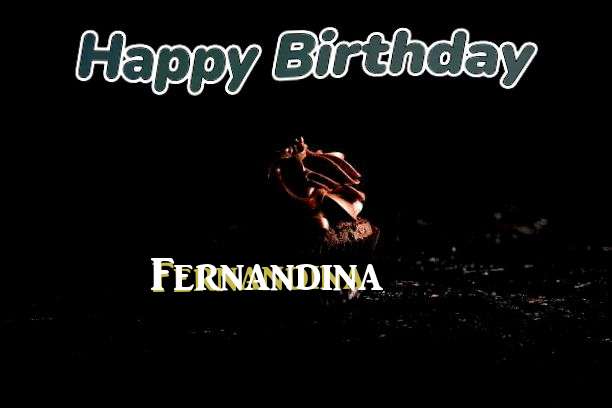 Happy Birthday Fernandina Cake Image