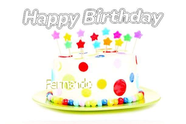 Happy Birthday Cake for Fernando