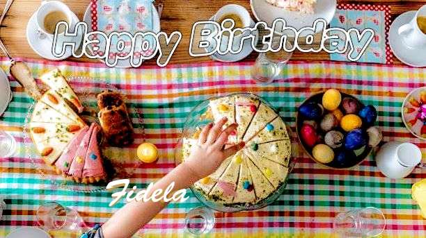 Happy Birthday Cake for Fidela