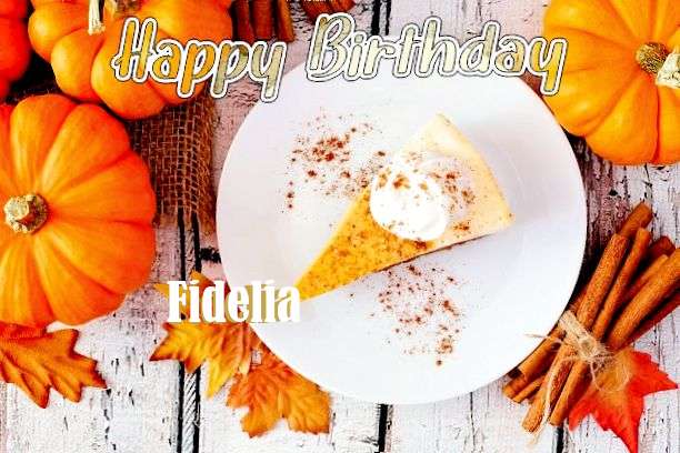 Happy Birthday Cake for Fidelia