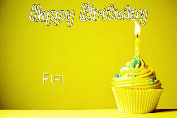 Happy Birthday Fifi Cake Image