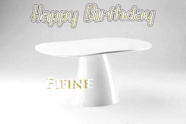 Happy Birthday Cake for Fifine