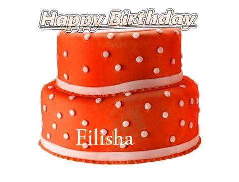 Happy Birthday Cake for Filisha
