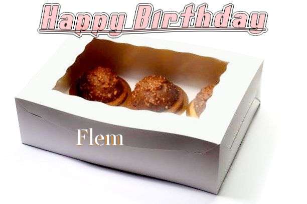 Birthday Wishes with Images of Flem