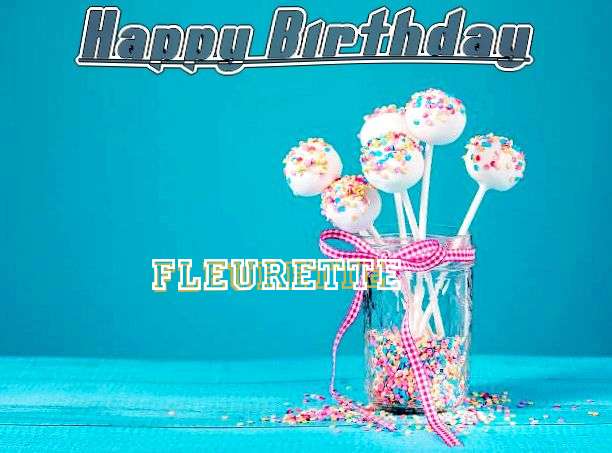 Happy Birthday Cake for Fleurette