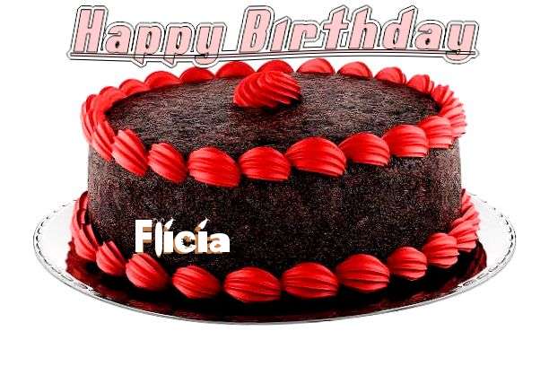 Happy Birthday Cake for Flicia
