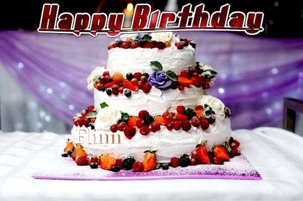 Happy Birthday Flinn Cake Image