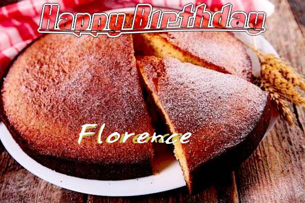 Happy Birthday Florence Cake Image