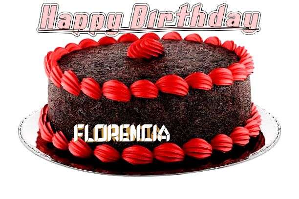 Happy Birthday Cake for Florencia