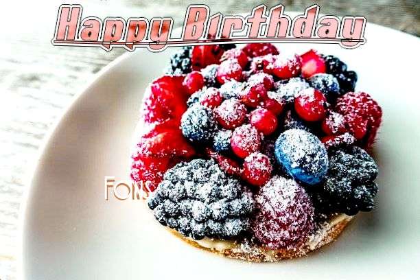 Happy Birthday Cake for Fons