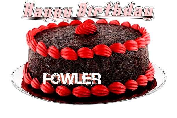 Happy Birthday Cake for Fowler