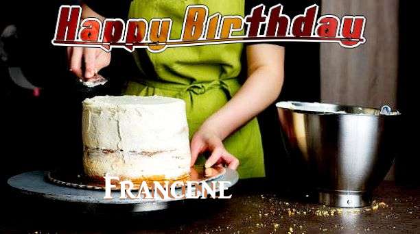 Happy Birthday Francene Cake Image