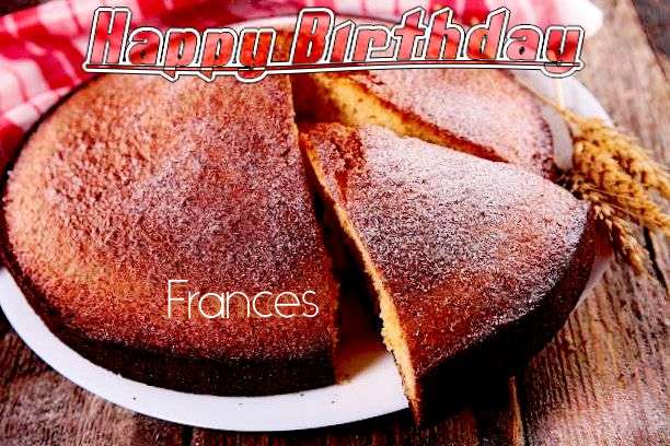 Happy Birthday Frances Cake Image