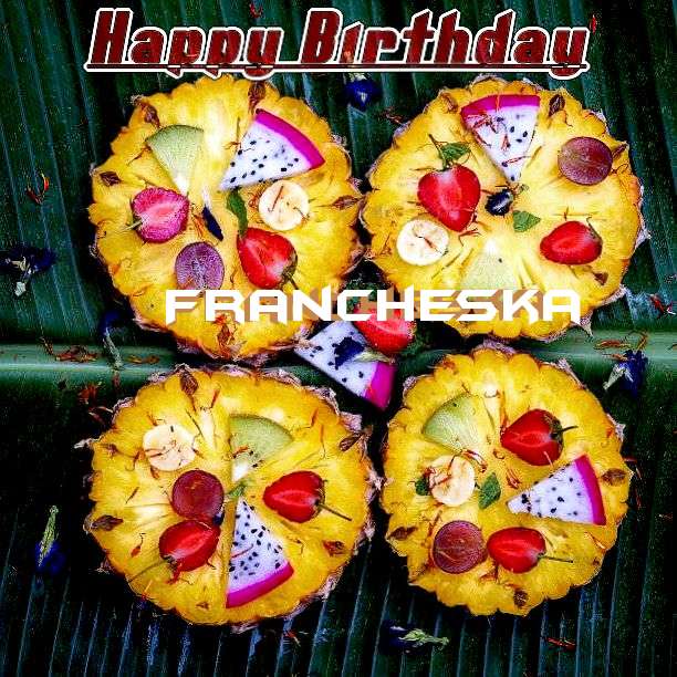 Happy Birthday Francheska Cake Image
