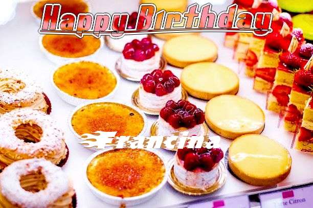 Happy Birthday Francina Cake Image