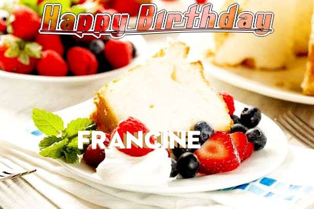 Birthday Wishes with Images of Francine
