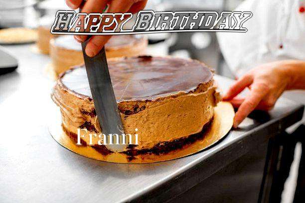 Happy Birthday Franni Cake Image