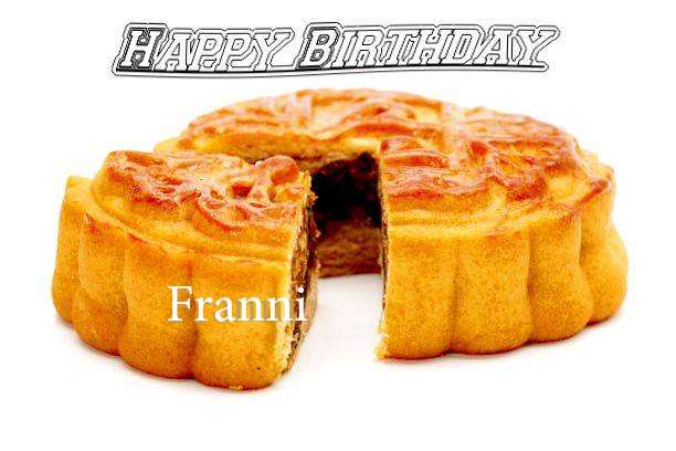 Happy Birthday to You Franni
