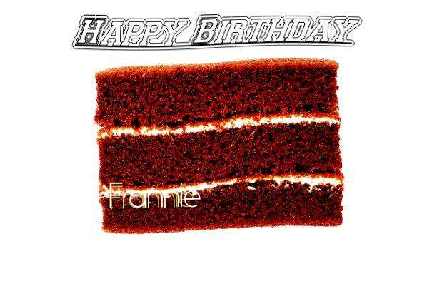 Happy Birthday Cake for Frannie