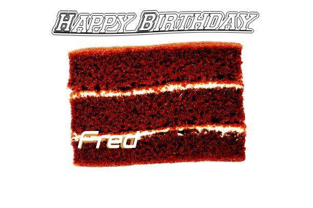 Happy Birthday Cake for Fred