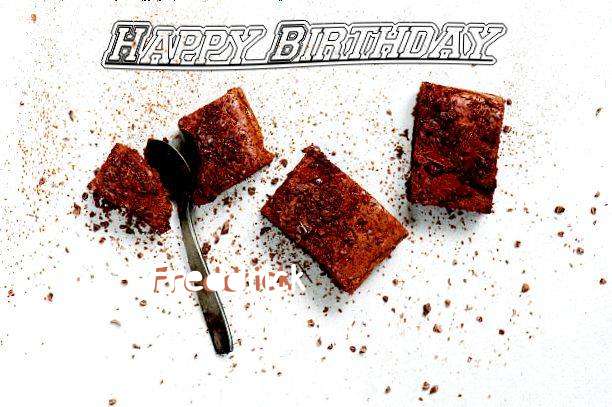 Happy Birthday Freddrick Cake Image
