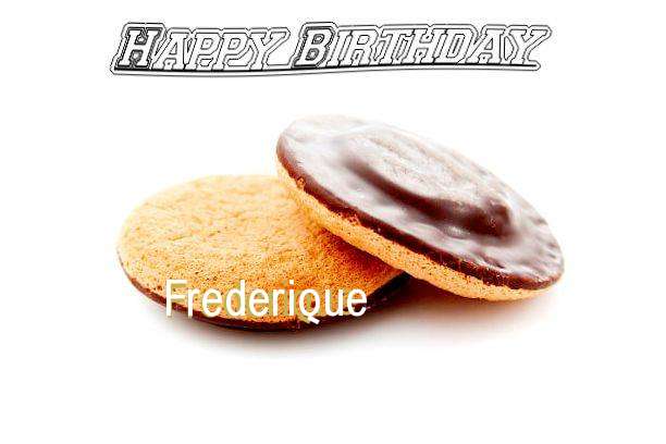 Happy Birthday Frederique Cake Image
