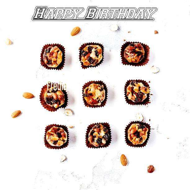 Happy Birthday Fredia Cake Image