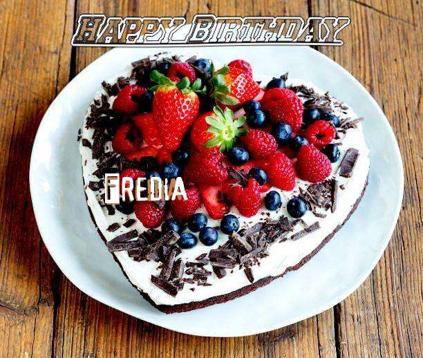 Happy Birthday Cake for Fredia