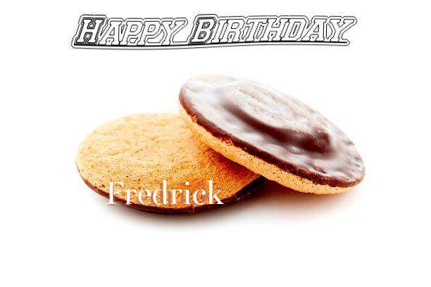 Happy Birthday Fredrick Cake Image