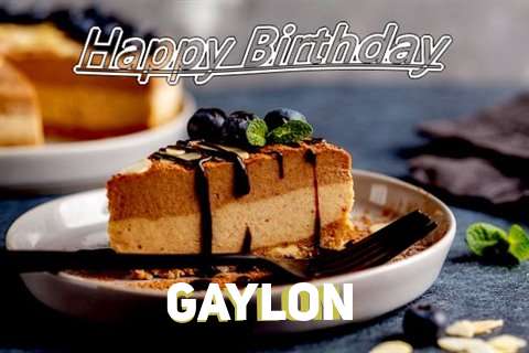 Happy Birthday Gaylon Cake Image