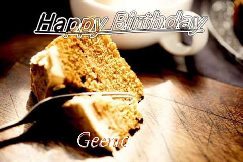 Happy Birthday Geena Cake Image