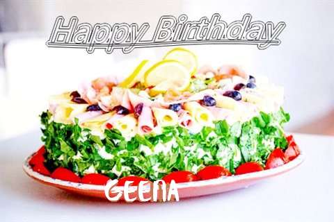 Happy Birthday Cake for Geena