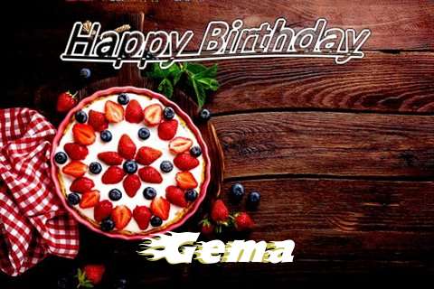 Happy Birthday Gema Cake Image