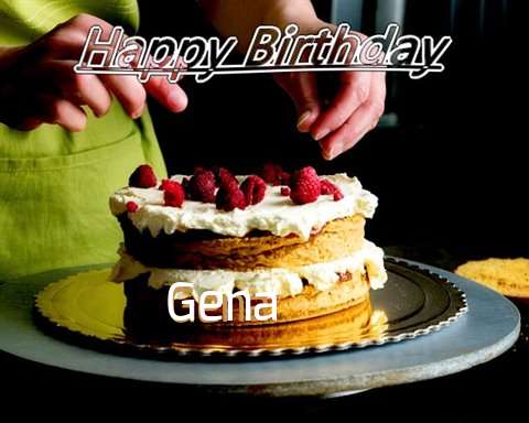 Birthday Wishes with Images of Gena