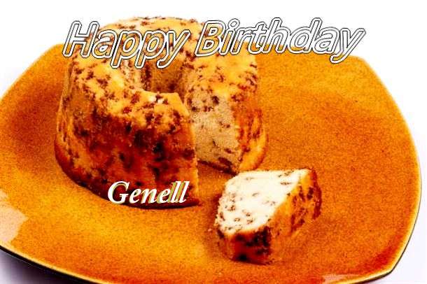 Happy Birthday Cake for Genell