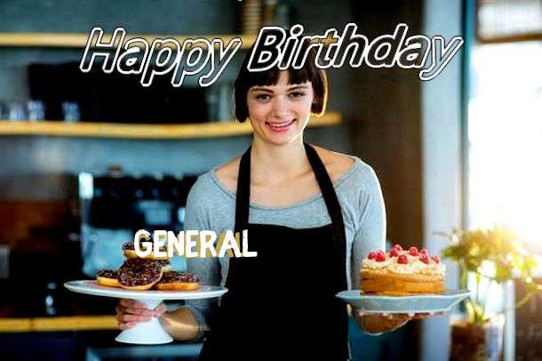 Happy Birthday Wishes for General