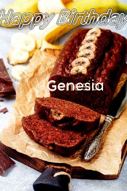 Happy Birthday Cake for Genesia