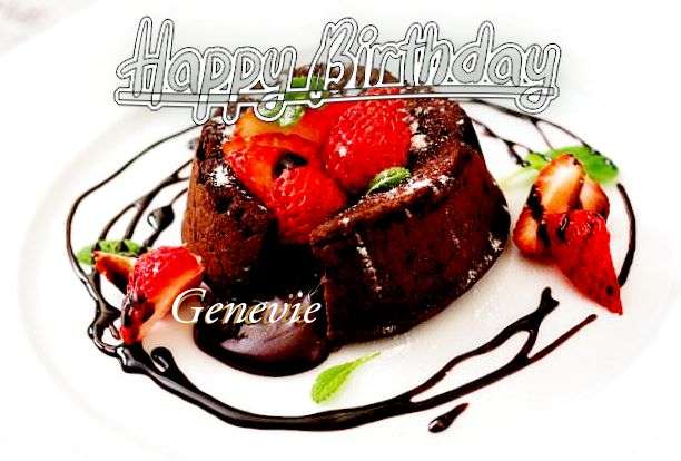 Birthday Wishes with Images of Genevie