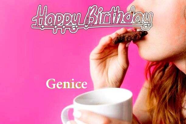 Birthday Wishes with Images of Genice