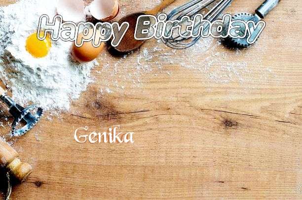 Happy Birthday Cake for Genika