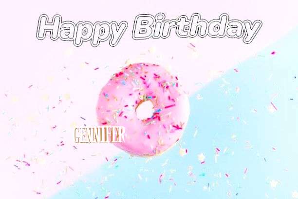 Happy Birthday Cake for Gennifer
